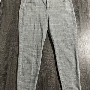 Gray Plaid Pants